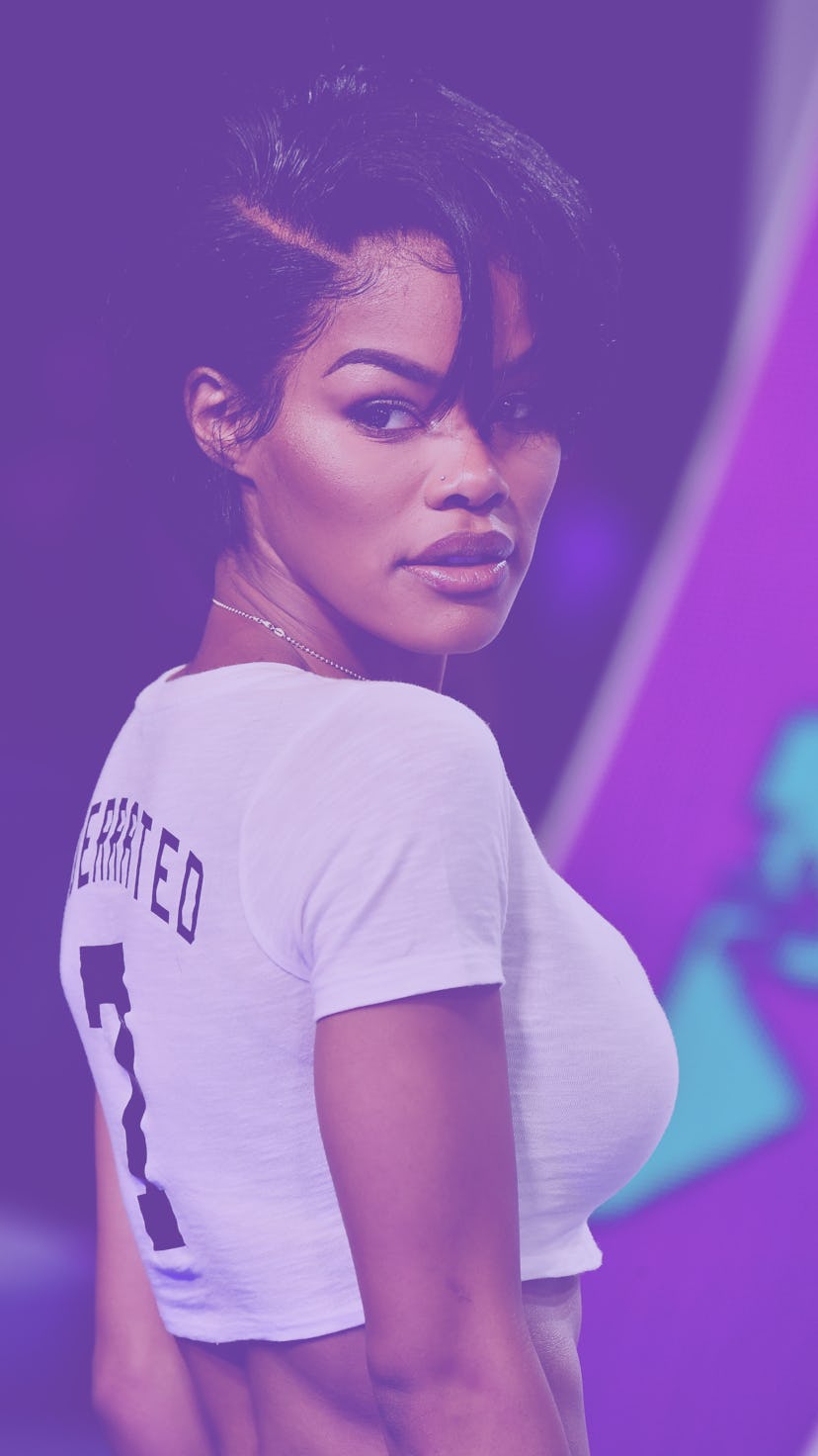 INGLEWOOD, CA - AUGUST 27: Teyana Taylor attends the 2017 MTV Video Music Awards at The Forum on Au...